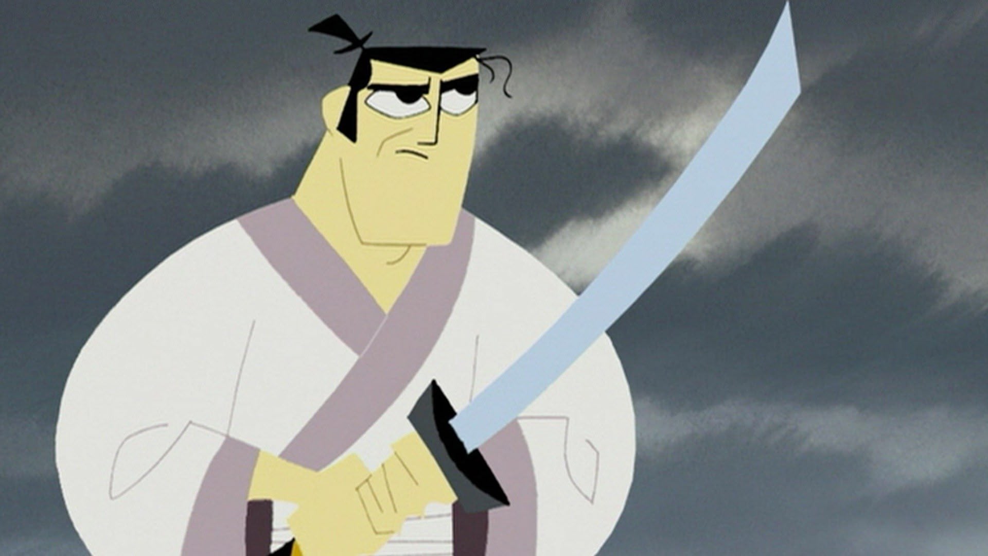Angular faces. White robes. A drawn sword. — Ye — OK, Reimagined